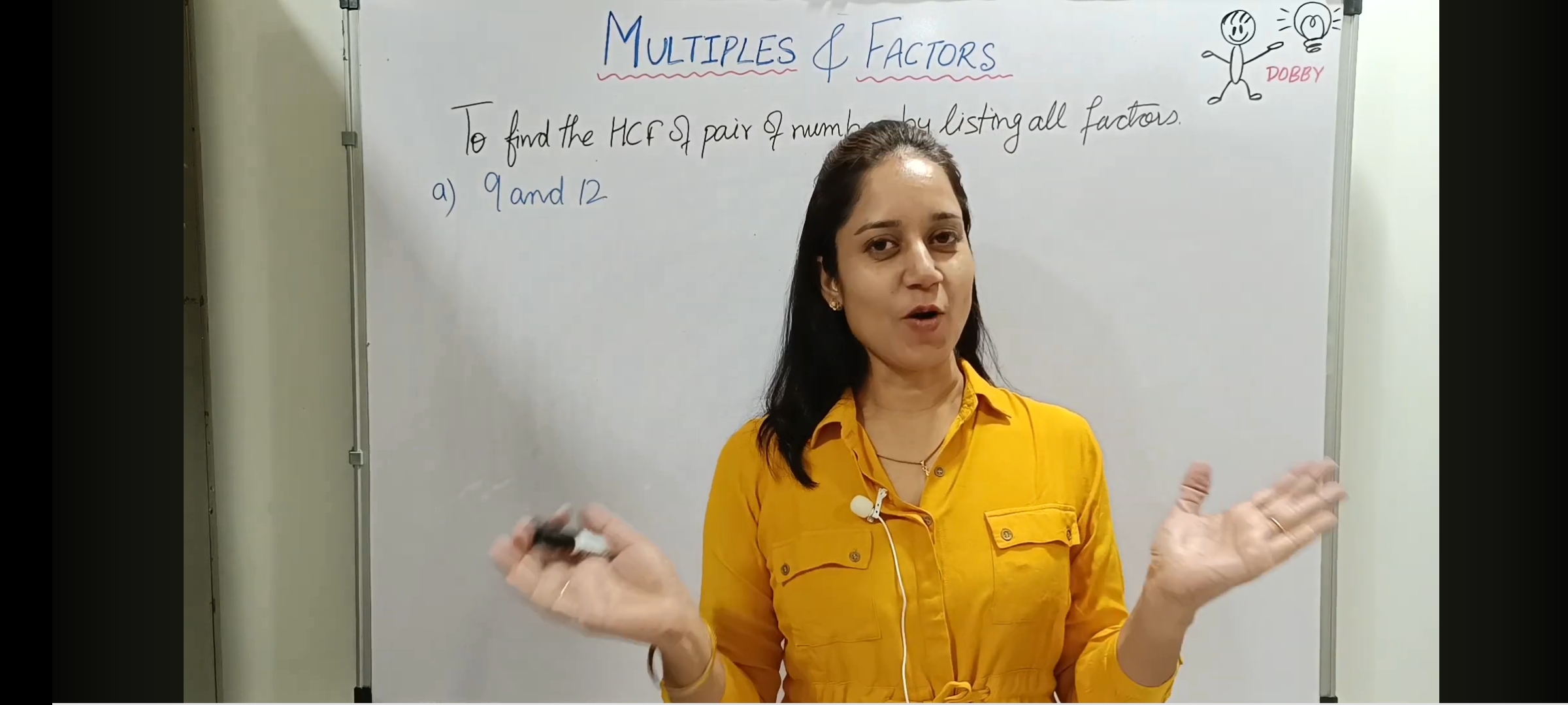 Alka Ma'am teaching from home
